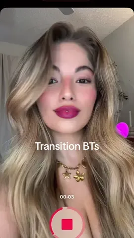 Today we did a little transition and here are the BTs/screenrecording of the process💕  What do we think of the lip color?? #bts #transition #viral #howtotiktok #luciadcarpio 