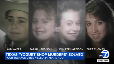 (9/30/25) A huge breakthrough in a #coldcase that made national headlines and stumped investigators for decades. In 1991, a mystery attacker murdered four teenage girls in an Austin yogurt shop. They were bound, shot and the building was set on fire. #yogurtshopmurder #texas