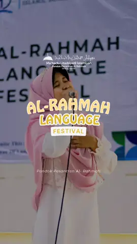 Lebakwangi (01-10-2025)  *Info Kegiatan Santri Pondok Pesantren Al-Rahmah* ————  *Al-Rahmah Language Festival* _Tapel. 1445-1446 H./2024-2025 M._ —————- _#MEDIADOKUMENTASIALRAHMAH2025_