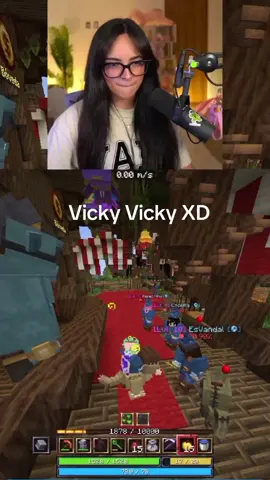Vickypalami sabes porque se extinguieron los papus?🤣 #streamer #Viral #fyp #vickypalami #Minecraft 