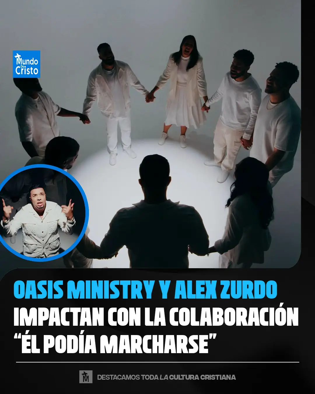 🎤 Oasis Ministry y Alex Zurdo presentan “Él Podía Marcharse”, una canción que nos recuerda que, aun en medio de la ansiedad y la incertidumbre, Jesús nunca abandona a los que confían en Él. 🎵 Con una letra profunda y una producción de excelencia, este sencillo se convierte en un mensaje de esperanza para los jóvenes que enfrentan crisis de fe o dudas sobre el futuro. #oasisministry #alexzurdo #musicacristiana #mundodecristo 