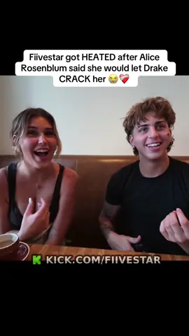 Fiivestar got HEATED after Alice Rosenblum said she would let Drake CRACK her 😭❤️‍🩹#fyp #fiivestar 