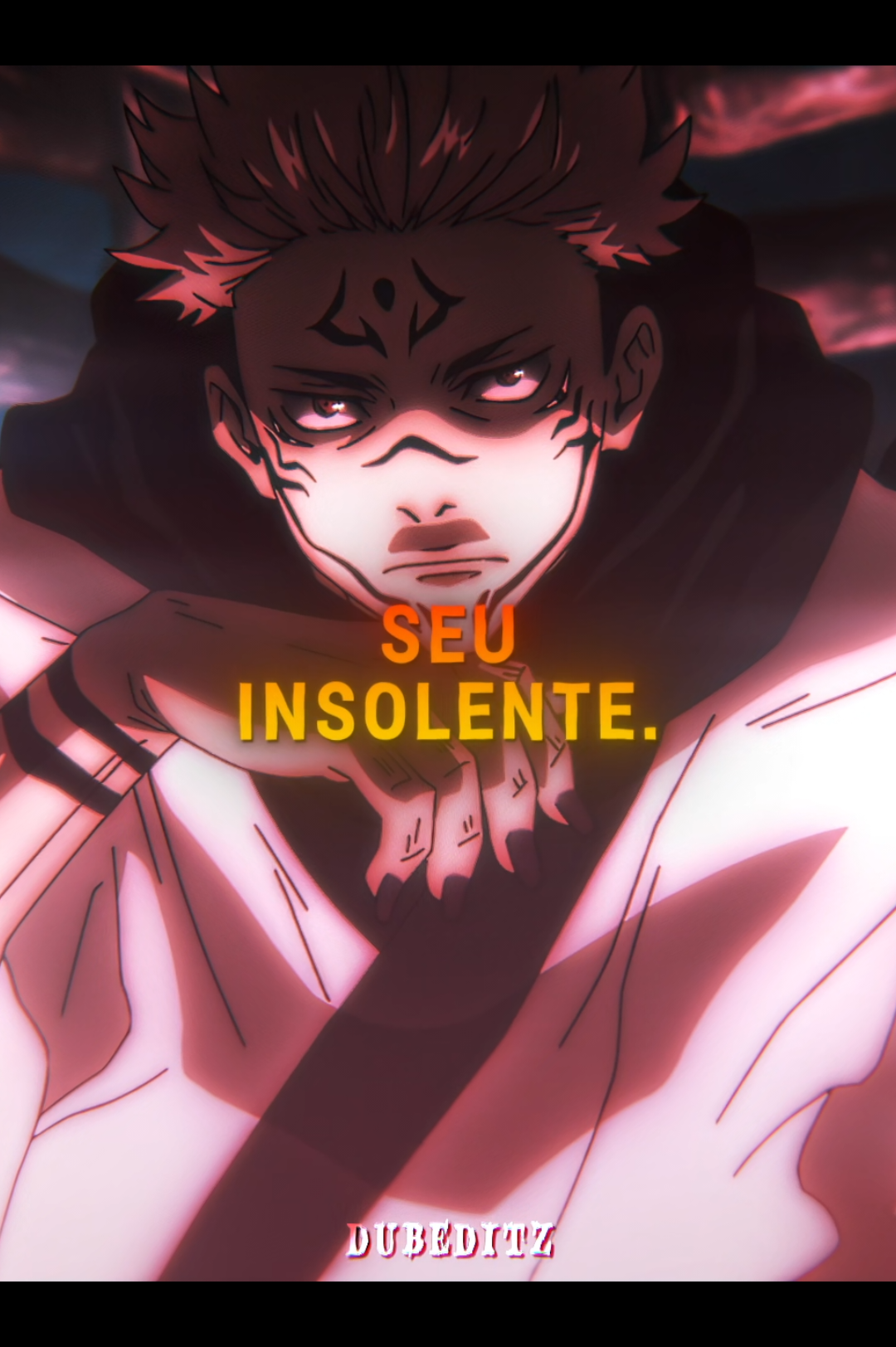 o dia que o sukuna colocou o mahito no lugar dele. // #jujutsukaisen #sukuna #anime #edit 