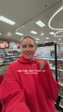 USE THIS, NOT THAT !!! AFFORDABLE SKINCARE 🫧 @target @byoma @Versed Skin @cocokind @Prequelskin #esthetician #usethisnotthat #bestskincare #skincareproducts #affordableskincare 