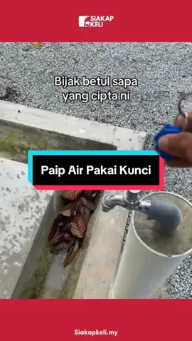 Bagus cara ni, takde lah orang curi air 📹 @Ibu Ayyash 🌸  #paip #kunci #air #laindariyanglain 