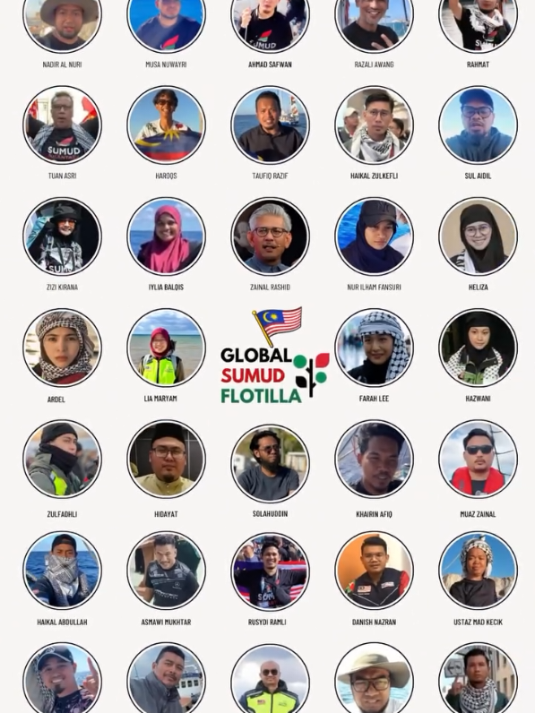 They are now in the Red Zone. 🚨 Alert everyone! ALL EYES ON SUMUD FLOTILLA #globalsumudflotilla #sumudflotilla #globalsumudflotillamalaysia 
