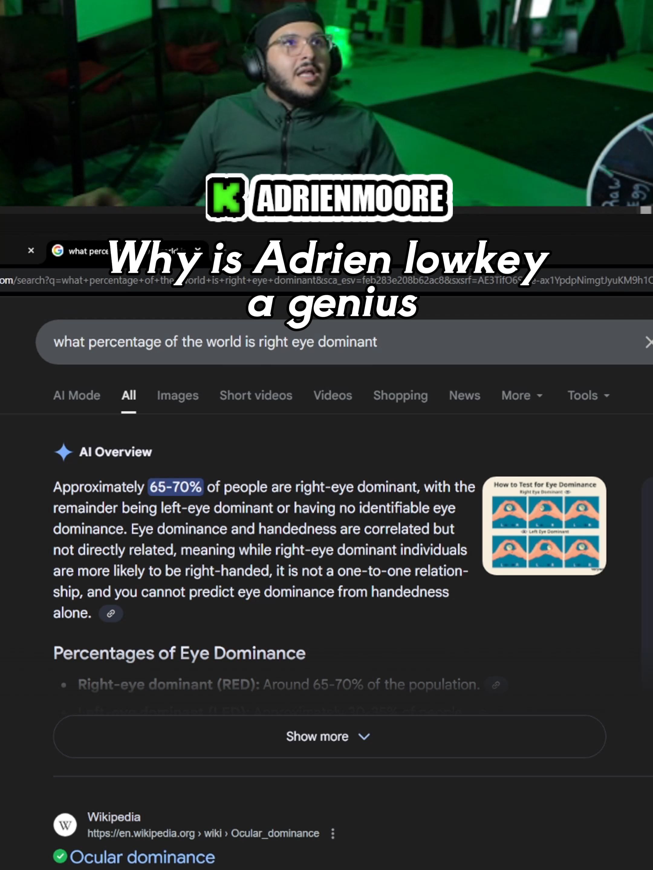 BROS A GENIUS #adrien #adrienmoore #fyp #genius #funny