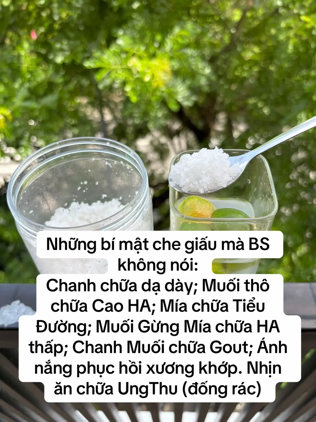 Những bí mật che giấu mà BS không nói:  Chanh chữa dạ dày; Muối thô chữa Cao HA; Mía chữa Tiểu Đường; Muối Gừng Mía chữa HA thấp; Chanh Muối chữa Gout; Ánh nắng phục hồi xương khớp. Nhịn ăn chữa UngThu (đống rác). #phamquanchualanh #chualanhtunhien #suckhoe #chanhmuoi #chualanh 