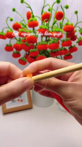 #huongdanlamhoa #handmade #kemnhung  cách làm quýt kẽm nhung 