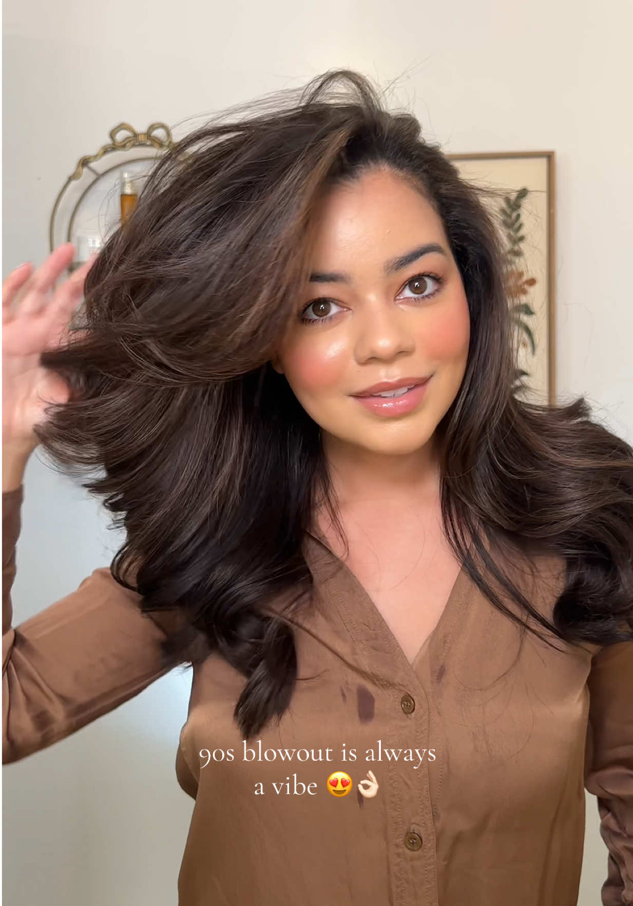 90s blowout is always a vibe 👌🏻😍 #90sblowout #dysonairwrap #dysonairwrapcurls #dysonairwrapcoanda2x #hairtutorial 