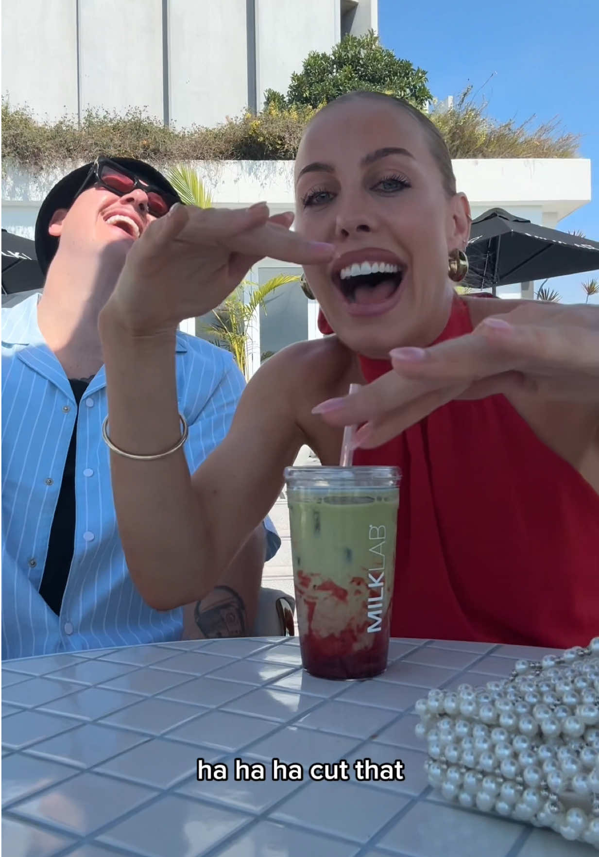 MILKLAB Almond matcha and a yap with DJ @Cyril Riley fresh off the main stage of Tomorrowland @MILKLABco #ad #CapCut 