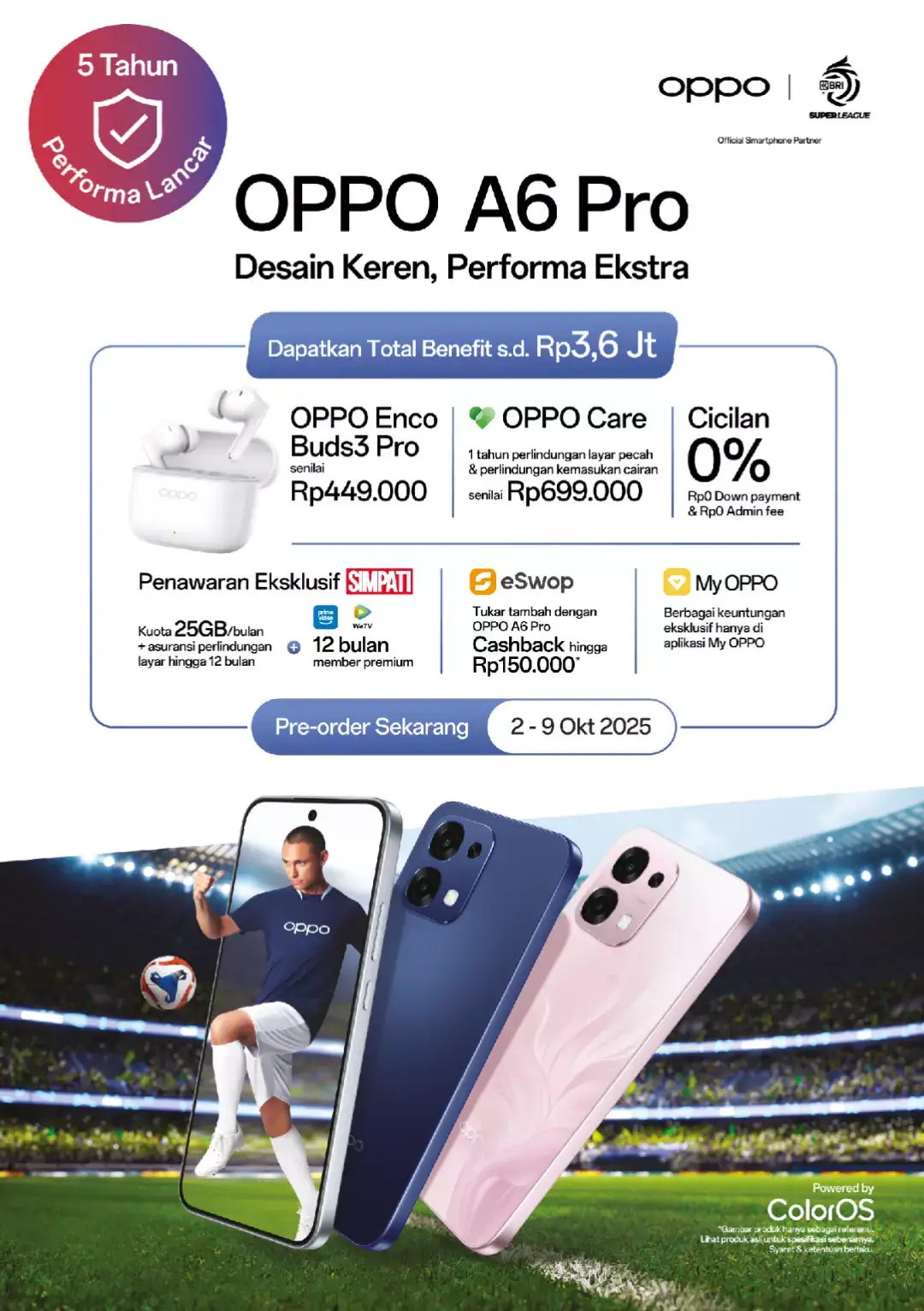 Segera Hadir OPPO A6 Pro dengan desain unik dan menarik.  Ayo buruan ikut PO dari sekarang dan dapatkan banyak benefit nya 😍. . . . #oppoa6pro #oppoindonesia 