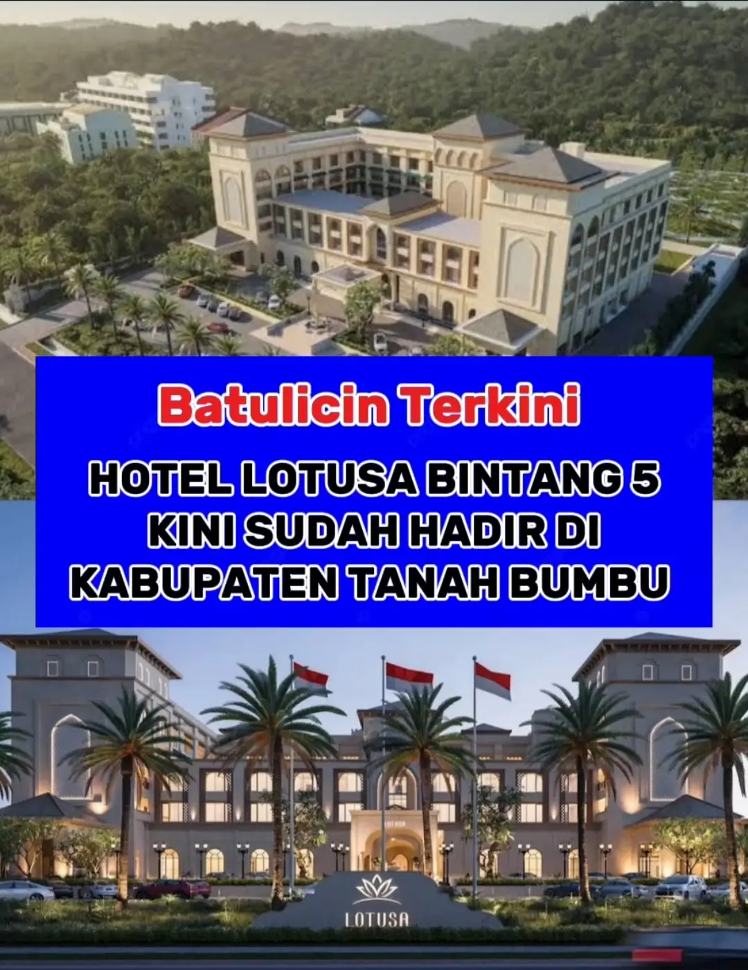 Selamat dan sukses atas Grand Launching Lotusa Hotel Batulicin.  Semoga menjadi pilihan utama bagi para tamu dengan layanan terbaik dan fasilitas yang berkesan.  Multimo turut berbangga dapat mendukung Lotusa Hotel melalui furnitur berkualitas yang menghadirkan kenyamanan serta menambah nilai pada setiap ruang.