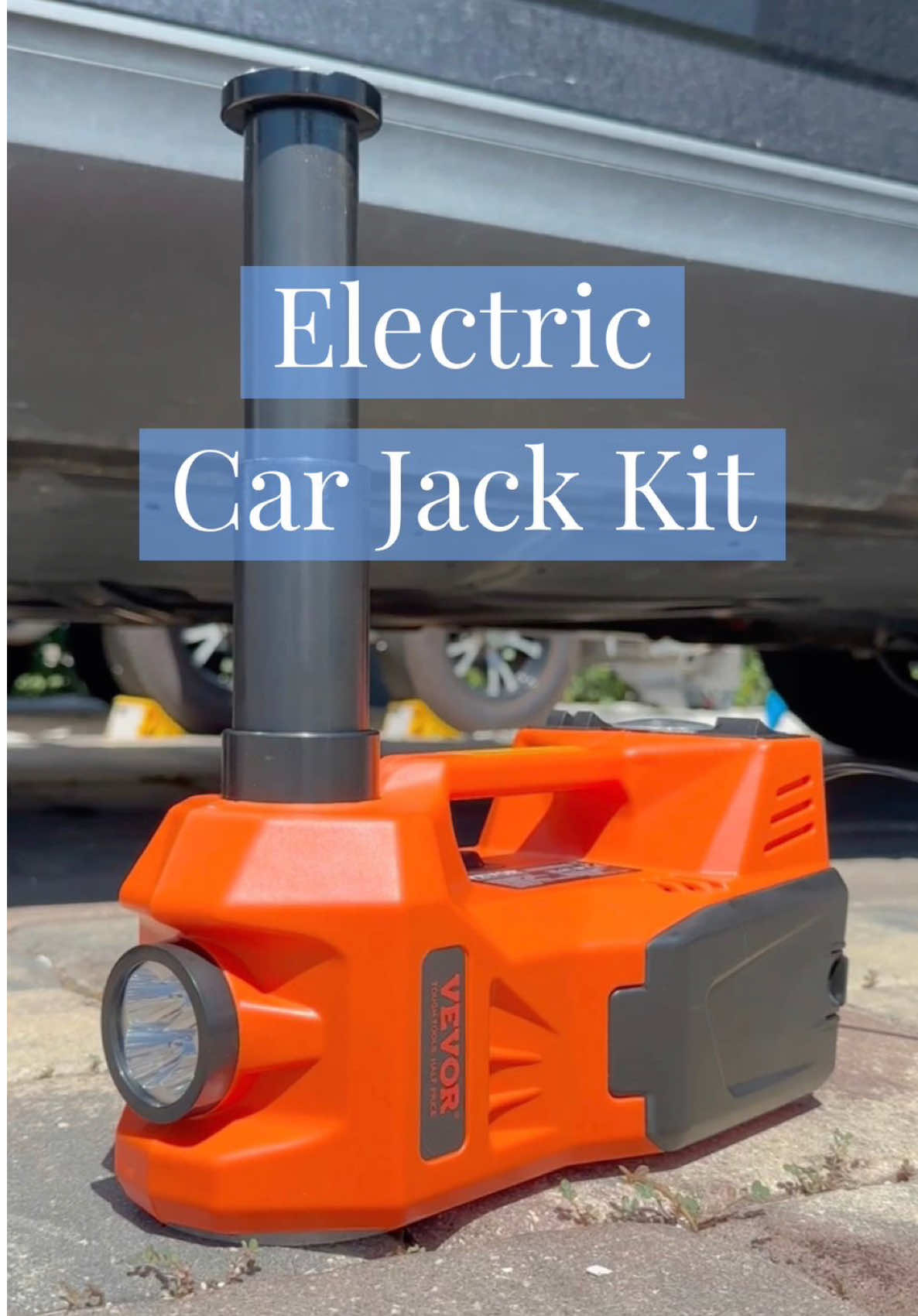 A 3-in-1 Electric Car Jack Kit 🙌 You can find this under ✨Car Finds✨ on my website. #amazon #cars 