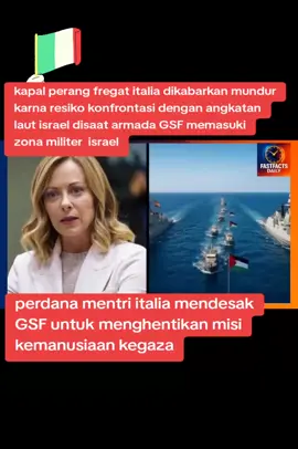 news update kapal perang fregat ditarik untuk menghindari konfrontasi dengan angkatan laut israel#ongoing #newsupdate #globalsumudflotilla #italy #onthisday 