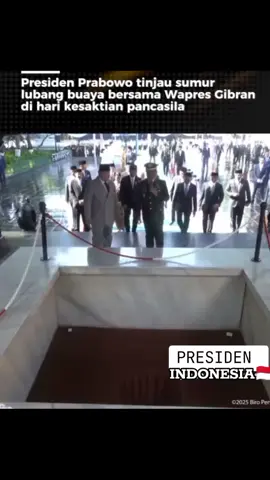 Presiden Prabowo tinjau sumur lubang buaya bersama Wapres Gibran di Hari Kesaktian Pancasila.#prabowo #presiden #indonesia🇮🇩 