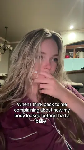Like yes let’s complain about my zero stretch marks and tight skin on my stomach and ab lines and small legs and snatched waist and nice perky boobs WTF#relatable#fyp#postpartum#prebaby#ignorance 