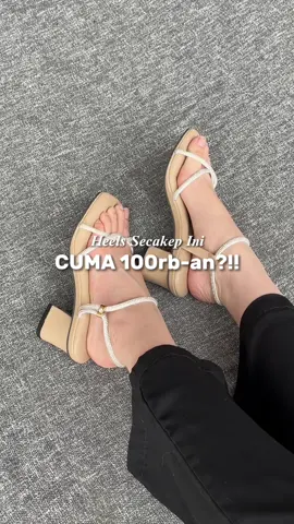Percaya ga heels se cakep dan seempuk ini cuma 100rbannn😊 #winodofficial #heelslokal 