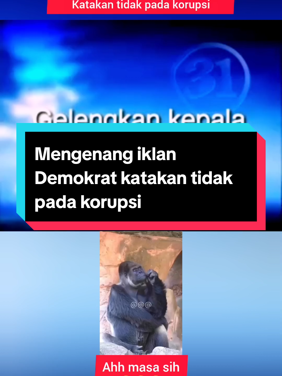 Mengenang iklan Demokrat, katakan tidak pada korupsi. #fypシ #viraltiktokvideo #president #partai 