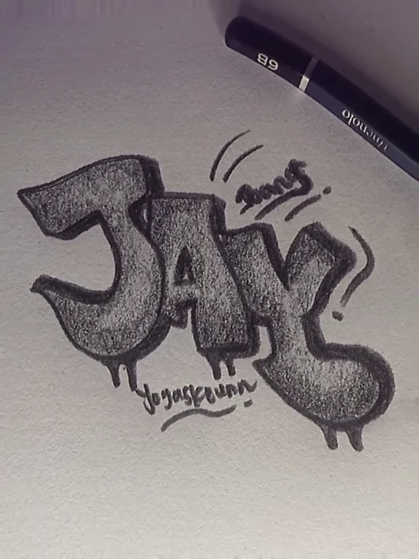 GRAFFITI NAMA JAY 🙌🏻🥶 #graffiti #yogaskeunn #semangatberjuang #suksesbutuhproses #bismillah 