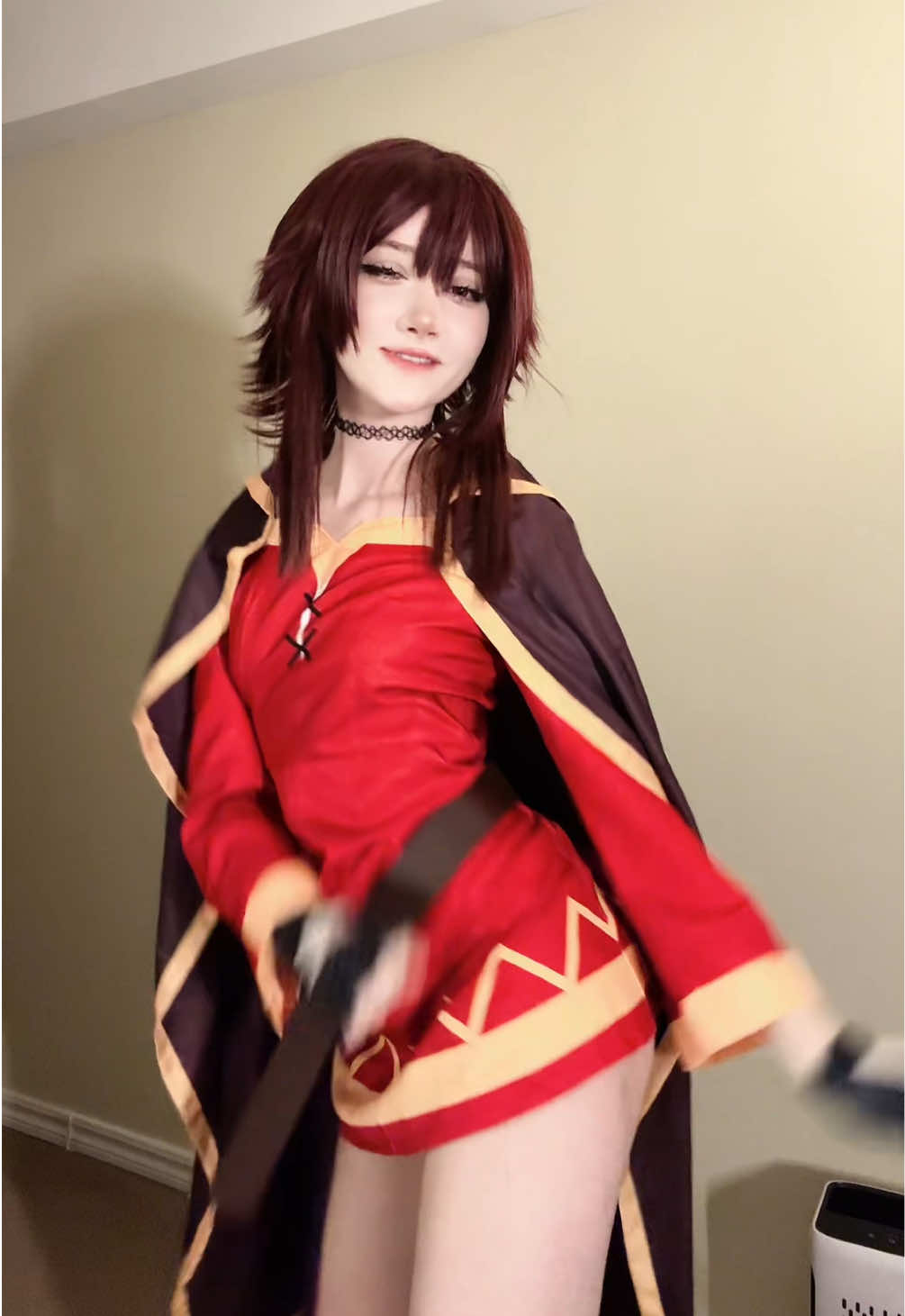 Twitch chat made me post this #megumin #konosuba #meguminkonosuba #fypシ゚viral #cosplay 