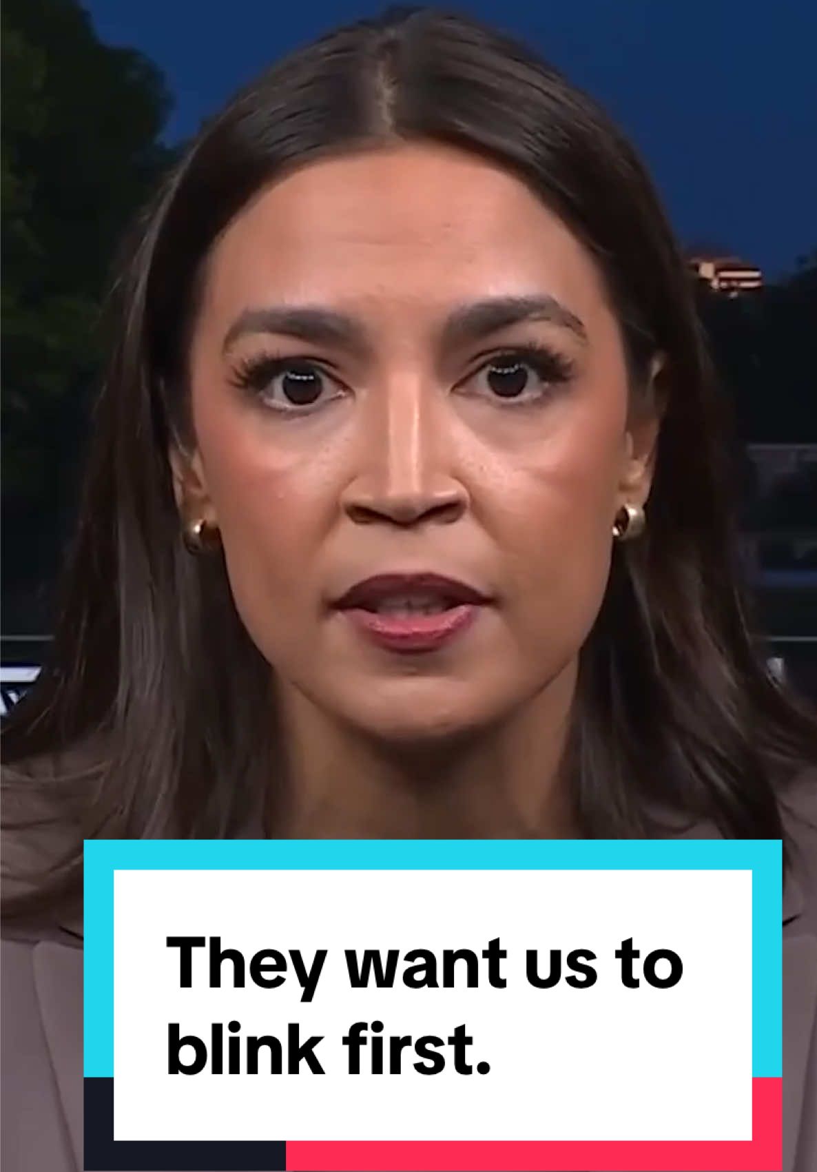 This moment is a test. Donald Trump wants us to blink first and hand him over power. We have too much to save to give in. Protecting the American people is too important a task for us to give up before anything even starts.