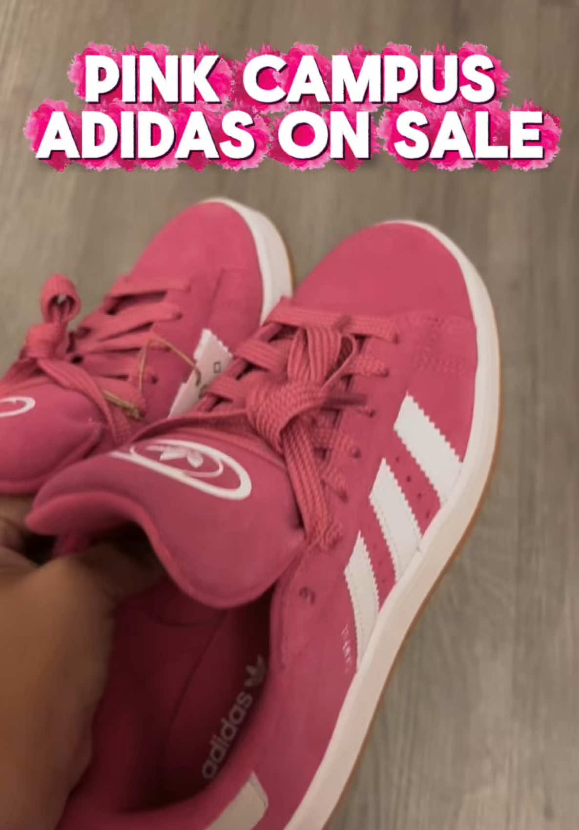 Run and grab this crazy sale on the pink adidas!!! @Fly Kicks 