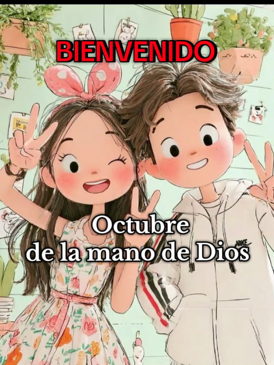 Dios primero que éste mes esté lleno de recompensas y bendiciones. #BienvenidoOctubre 🌸🌼🏵️🦋