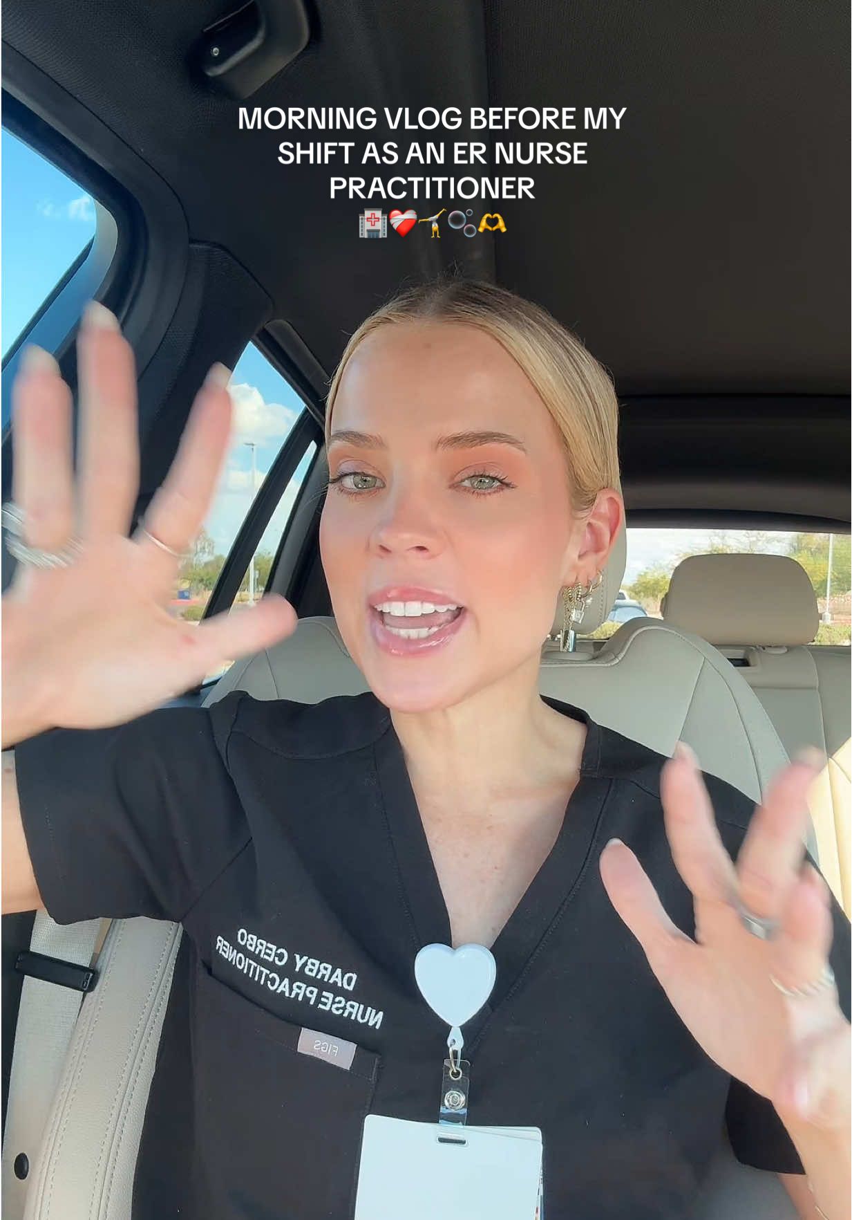 morning before my shift as an ER NP with timestamps ☺️💫 always feel my best when I have a good routine before work! #nursetok #nursesoftiktok #nursepractitioner #nurse #nurselife 