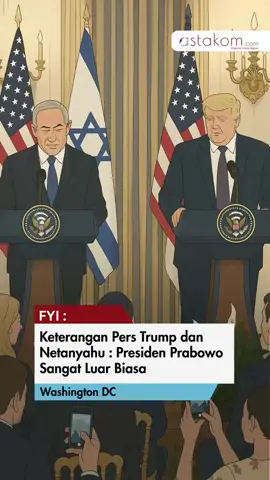Presiden Trump menyebut : 