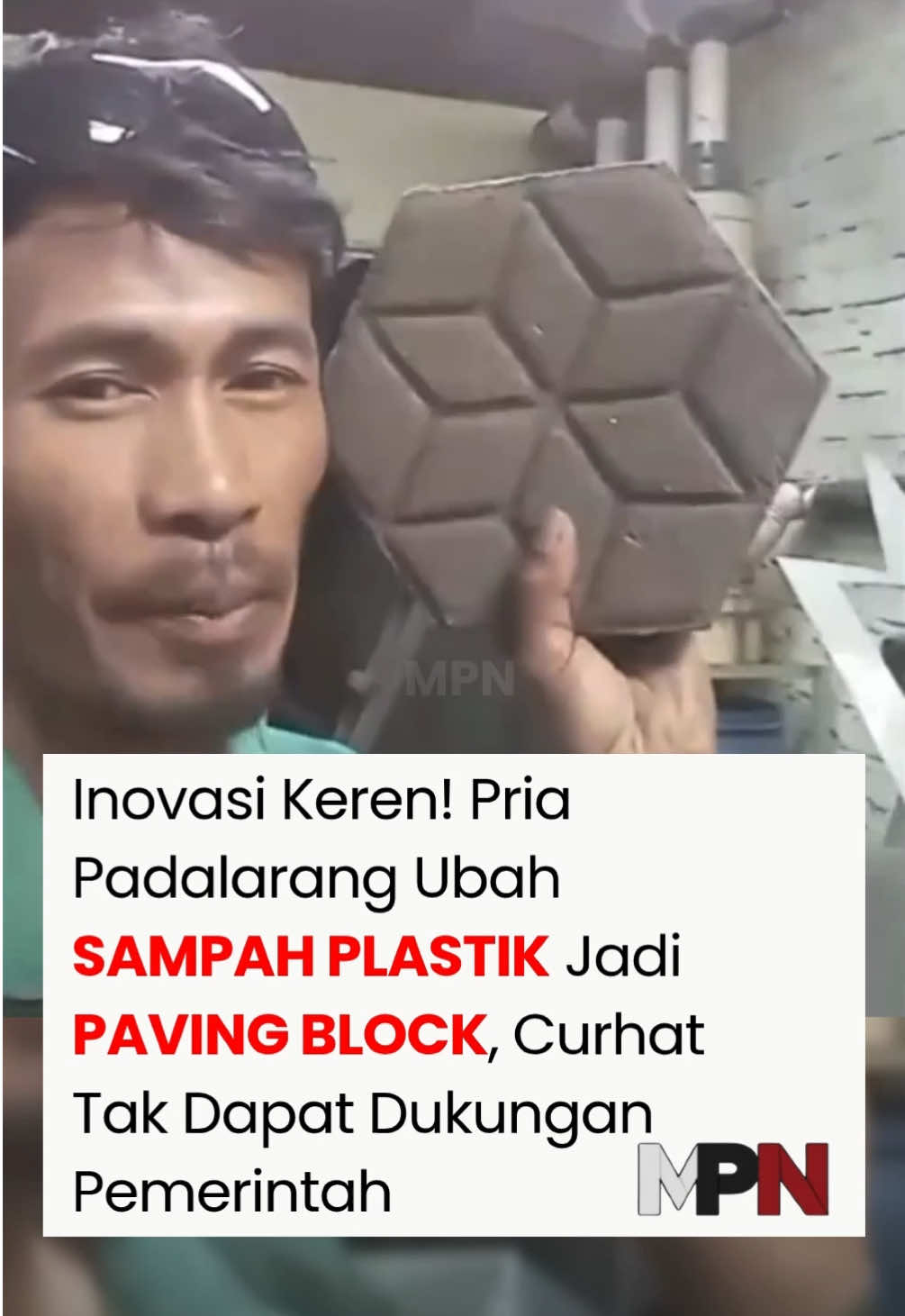 Inovasi pria Padalarang, Toni Permana, ubah sampah plastik jadi paving block sejak 2017 dengan mesin rakitan sendiri. Karya yang sudah lolos uji ITB ini ternyata belum mendapat dukungan pemerintah #viral #padalarang #pavingblock #daurulang