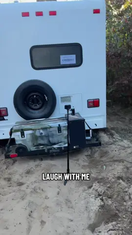 Buried my #motorhome to the frame… with the droughts we have had in the #Midwest this area turned into a big sandpit. Nice start to my bow hunting season… Nothing like #offroading in a #rv  @MitchellMade #vanlife 