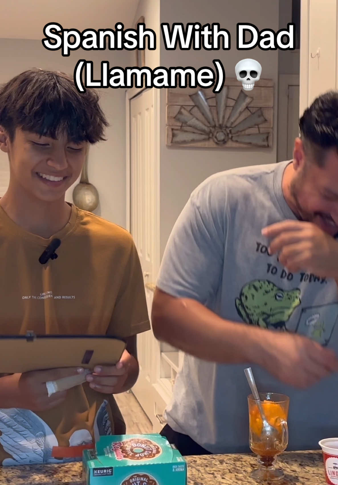 SPANISH WITH DAD – EP. 4 I really thought “Llamame” meant sprinting 🏃‍♂️… My dad looked at me like I committed a crime 😭💀#SpanishWithDad #Gener8tionFamily #FamilyComedy #DadAndMe #FunnyTikTok
