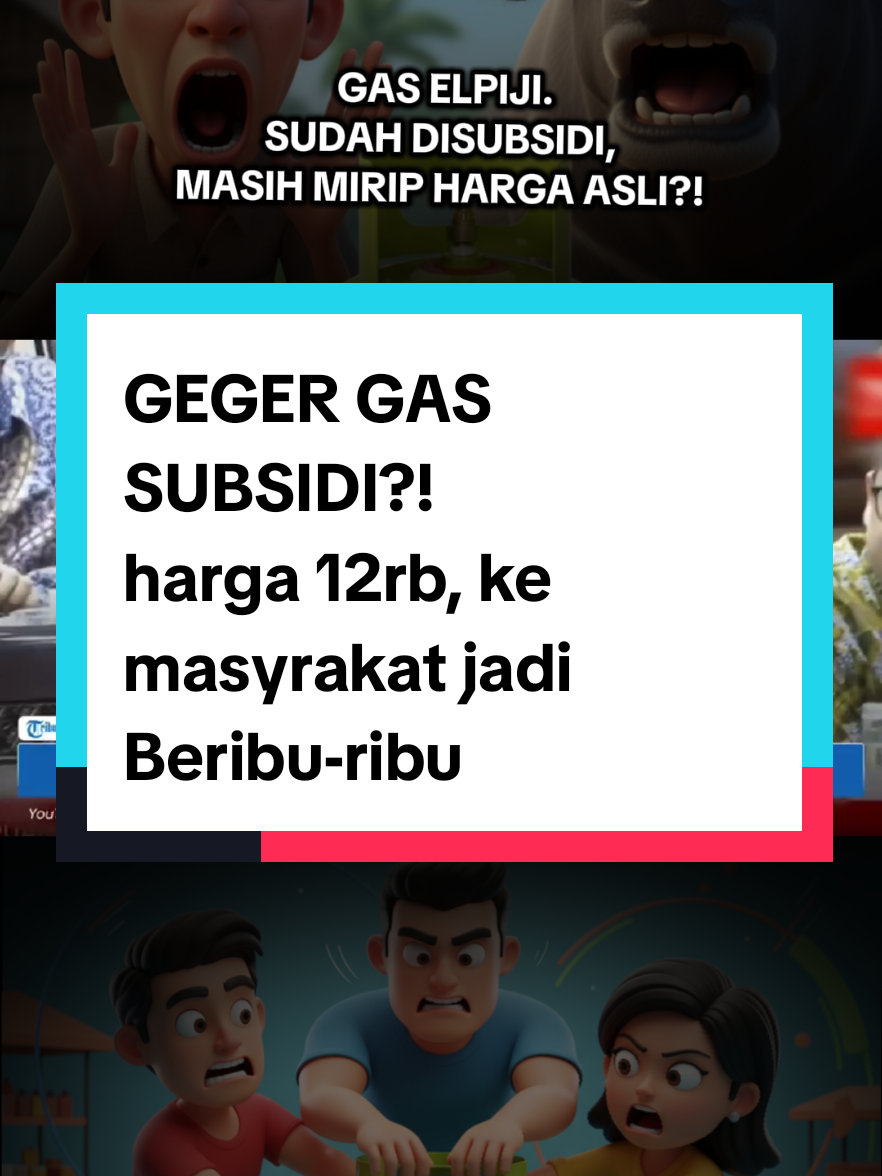elpiji subsidi 3kilo ternyata harga aslinya hanya 12 ribu rupiah. kenapa sampai di masyarakat jadi beribu ribu yah #elpiji3kg #pemerintah  #pertamina #mentrikeuangan #subsidi 