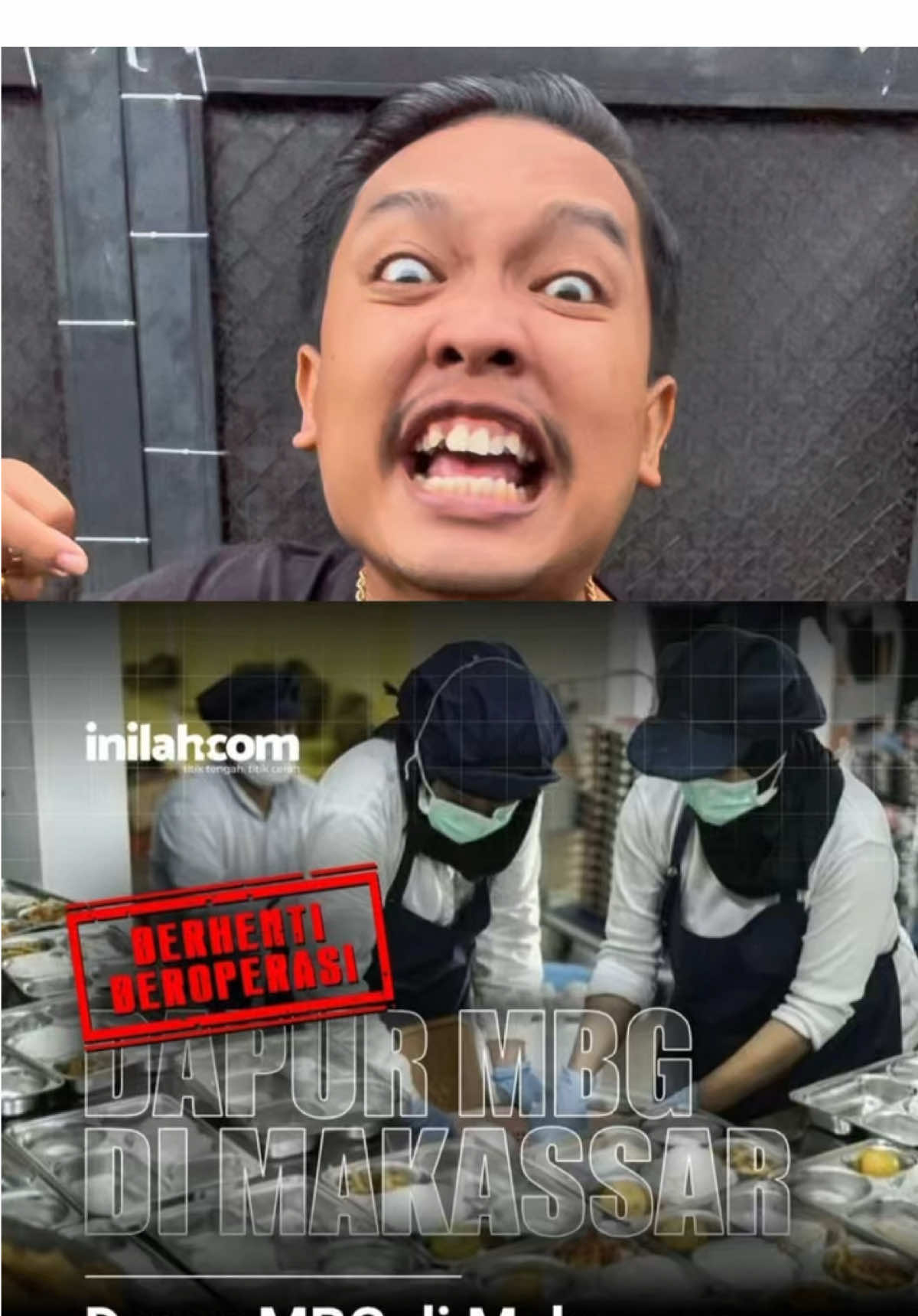 Dapur Makan Bergizi Gratis di Makassar Berhenti Beroperasi Imbas Uang Makan Dipatok Rp 6.500 Per Porsi Sumber Informasi Berita : Inilah.com @Inilah.com  #mbg #makanbergizigratis #makassar 