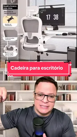 Cadeira de Escritório Executiva giratória! #cadeira #escritorio #homeoffice #tiktok #tiktokshop 