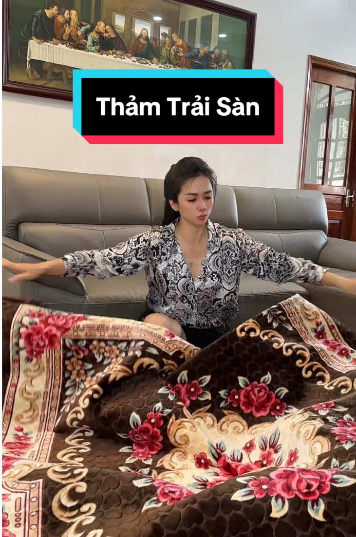 Thảm nhung nỉ decor phòng khách phòng ngủ #tham #thamnhung #namphatbedding #xh #fyp 