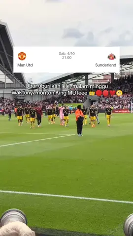 King pasti menang lee 👑🛑❤ #soundviral #manchesterunited vs #sunderland 