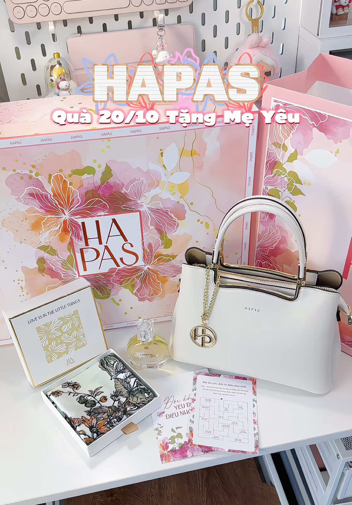 Set quà xinh yêu tặng Mẹ nhân dịp 20/10 💕 #HAPAS #yeutudieunhonhat #quatang20thang10 #quatangme #imkunn 