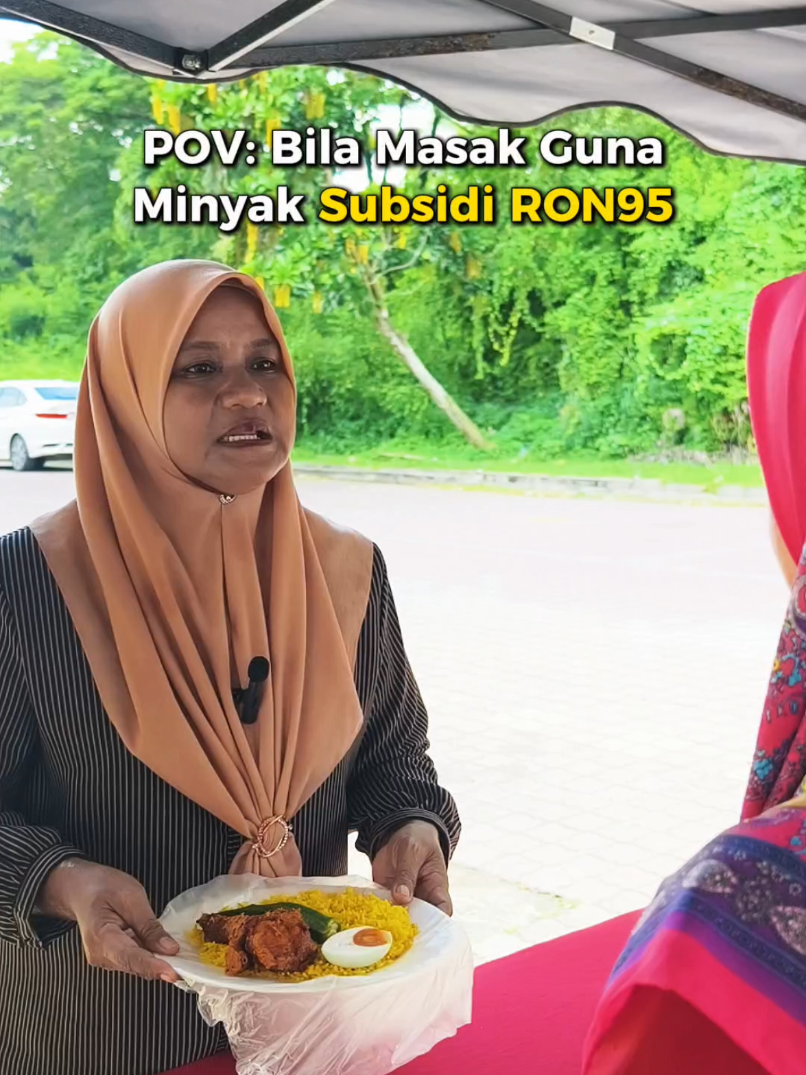 Nasi Jagung dah transformasi pakai minyak subsidi RON95..