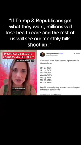 WATCH: “If Trump & Republicans get what they want, millions will lose health care and the rest of us will see our monthly bills shoot up.”   @Sylvia | Latina explains why the Dems are fighting. #TrumpShutdown 
