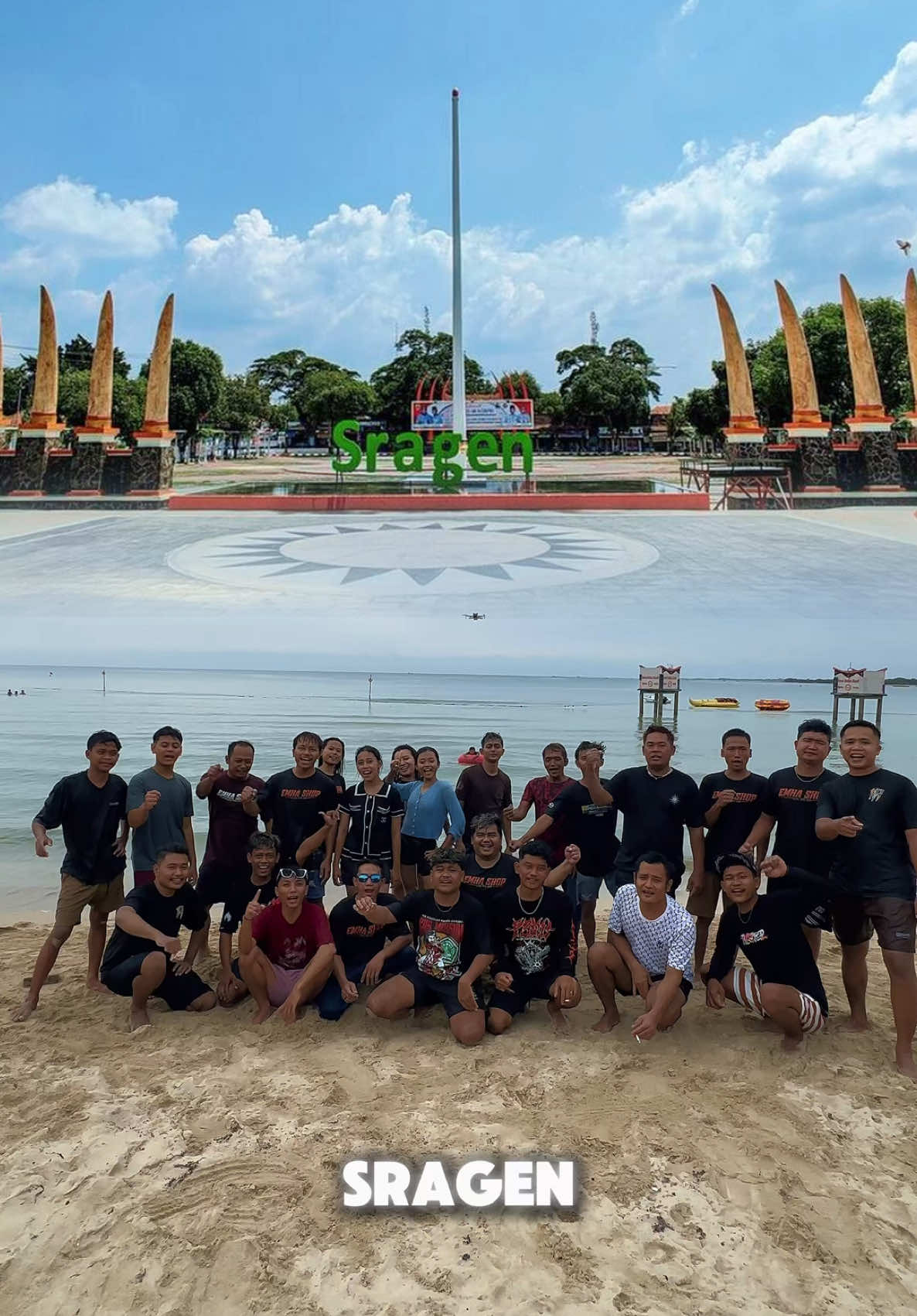 ✨ Gathering Seru dari Sragen ✨ Momen kebersamaan yang penuh tawa, cerita, dan pengalaman berharga. Terima kasih sudah memilih Pantai Bandengan Jepara sebagai tempat berbagi kebahagiaan 🌊🌴 #GatheringSragen #PantaiBandengan #JeparaWisata #WahanaJepara #gatheringseru 