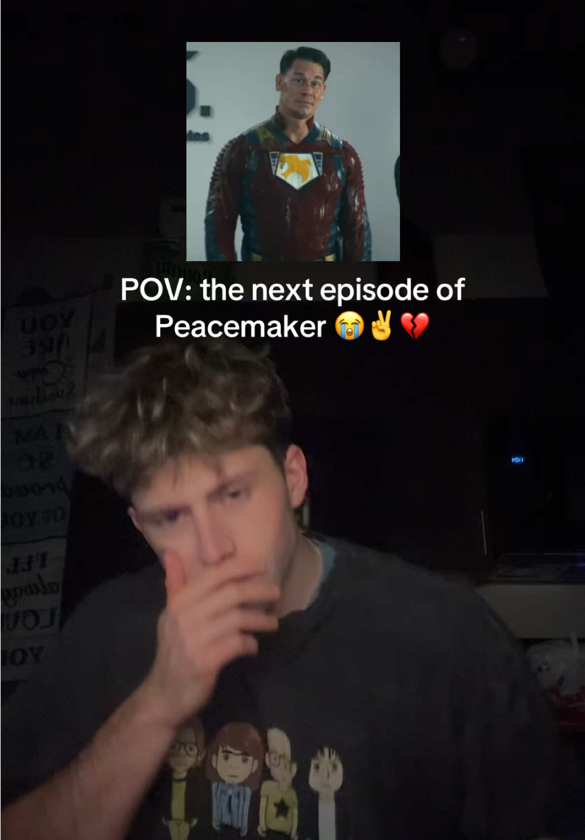 let’s just hope Overman is busy with sum else😭🙏 #peacemaker #superman #dc 