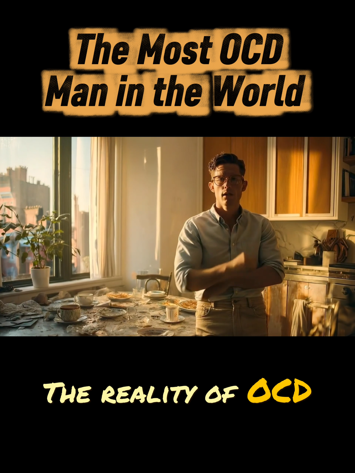 You've met the others, now meet the man who insists this video be exactly 1 minute 30 seconds long, or there will be consequences ⏰. His favorite fictional hero is Thanos, and he hates odd numbers... except multiples of five. He is... The Most OCD Man in the World. Stay balanced, my friends. 😉 Hashtags:  #TheMostManInTheWorld #OCD #Satire #Parody #DosEquis #Comedy #Thanos #Relatable #ai #digitaldelusions