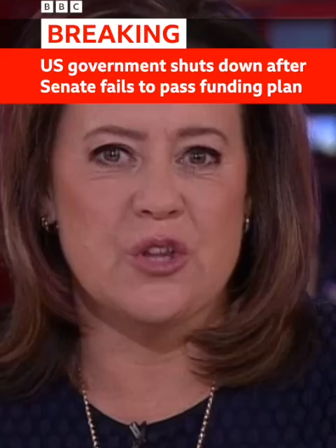 The US government shutdown, the first since 2018-19, could temporarily halt some - but not all - government services. #USGovernment #Shutdown #USPolitics #GovernmentShutdown #BBCNews