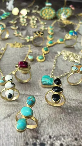 We may be biased, but we have the prettiest jewelry!  #nizhonitradersllc #sterlingsilverjewelry #navajojewelry #turquoisejewelry #handmadejewelry 
