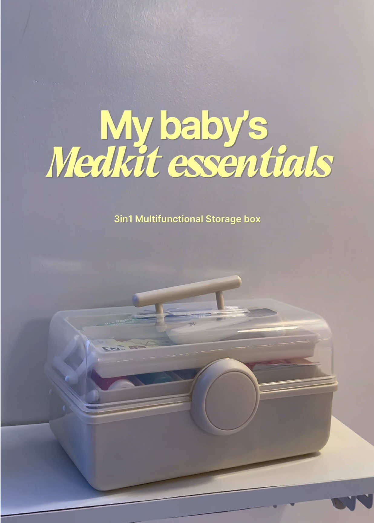 My baby’s medkit essentials 🫶🏻  #momlife #babytiktok #organizer #firsttimemom 