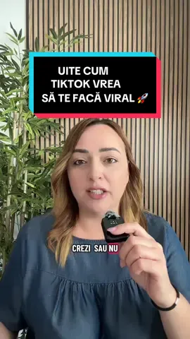 TIKTOK VREA SĂ TE FACĂ VIRAL 🚀 Urmează acești 4 pași și pregătește-te să crești!  #TikTokRomania #Viral2025 #AlgoritmulTikTok #TikTokTips #CumSaDevinViral #ContentCreator