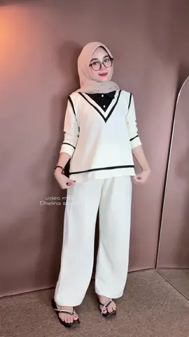Rekomendasi oneset lengan panjang kerah kancing bahan soft knit #oneset #onesetkekinian #onesetmurah #outfitideas #OOTD 