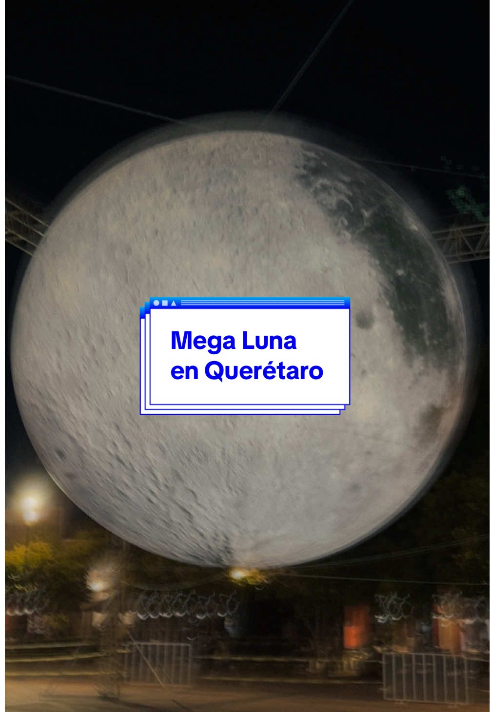 Las mejores lunas son las de Querétaro 🌕 ¡La mega luna es la más chula! Tienes que ir a verla  #queretaromexico #lunallena #queretarocheck #fullmoon #moonlovers 